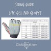 Globaleather Globaleather Gel Pad Lite Wheelchair Gloves - Yellow (Large)
