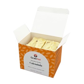 4-Pack Calendula Soap (4x100g) | Handmade, All-Natural, Cold-Processed, Plant-Based | Soothing Cleanse for Face & Body, Suitable for All Skin Types, For Men & Women (4 x100grams / 4 x 3.5oz)
