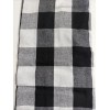 Holiday Time Black White Buffalo Plaid Christmas 48" Tree Skirt