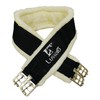 Lussoro - Cincha inglesa para caballo con forro polar ligero
