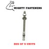 MIGHTY FASTENERS Premium 316 Stainless Steel Wedge Anchor, 3/8-16 X