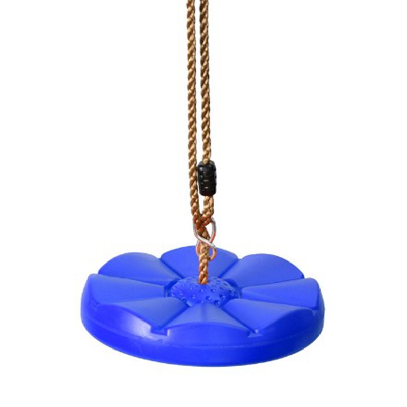 Heavy Duty Plastic Disc Tree Swing with PE Rope for