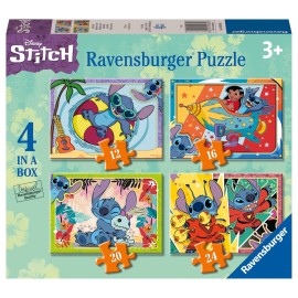 Ravensburger Lilo and Stitch 4 in a Box Colorful Kids Puzzles for Ages 3 and Up