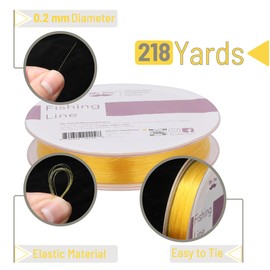 Mr. Pen- Fishing Line, 218 Yard, Nylon String, Fishing Wire, Fishing Line Clear, Clear String, Clear String for Hanging, Clear Fishing Line for Hanging Decorations, Fishing String, Clear Hanging Wire