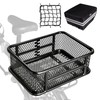 RAYMACE Bike Basket Rear with Reflective Waterproof Cover and Cargo