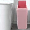 Ggbin 16 L Plastic Trash Cans with Swing Lid, Garbage