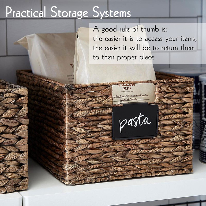 Basket Labels Clip on | Label Holders for Basket or