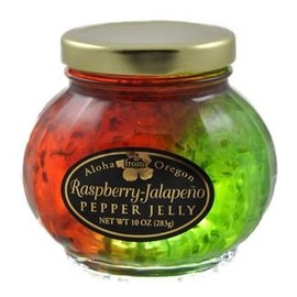 Aloha From Oregon Raspberry and Jalapeño Split Pepper Jelly, 10 oz.