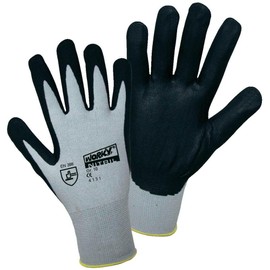 Worky 1158 Foam Nylon Nitrile Gloves Fine Mesh Size 9 100% Polyamide with nitrile – rivestimento Size 9
