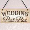 RED OCEAN Wedding Post Box Hanging Decorative Plaque Well Wishes