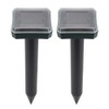 2PCS Ultrasonic Solar Snake Mouse Pest Rodent Repeller Anti Mosquito