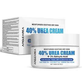 Foot Cream - 40% Urea Cream With 2% Salicylic Acid - 100g Ultra Moisturizing Urea Cream Cracked Heel Repair Cream For Feet And Hand - Callus Remover Urea Foot Cream For Cracked Heels And Dry Skin