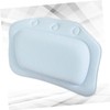 Beavorty 1pc PVC Bath Pillow for Tub Bathtub Cushion Suction