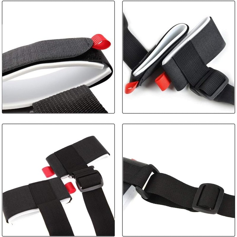 Bestgle 2 Packs Adjustable Ski and Pole Carrier Strap Shoulder