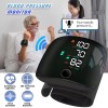 LED Blood Pressure Monitor Wrist Rechargeable Voice Broadcast Heart Rate