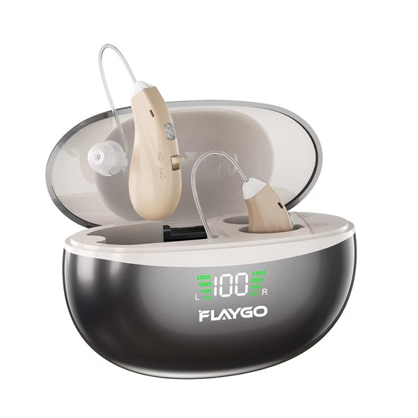 Flaygo Rechargeable Hearing Aids for Seniors' Hearing Loss - Latest