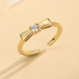 VANIPUFF Heart Toe Ring for Women,925 Sterling Silver Love Bow Foot Ring to Daughter Mother 14K Gold Plated Dainty Simple Beach Summer Body Jewelry Graduation Gift, Sterling Silver, No Gemstone