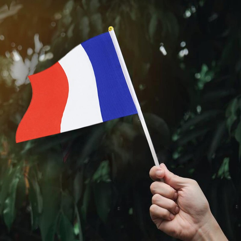 France Flag French Flag, Small Mini Handheld France Flags on
