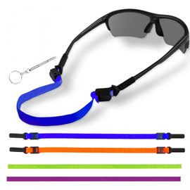 VLANIARO Glasses strap for Men Women Kids, Orange Purle Green Blue
