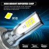 CHUSYYRAY 9005+H7 LED Headlight Bulb Combo Conversion Kit High Low