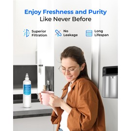 Waterdrop 7012333 Ice Maker Water Filter, Replacement for Sub-Zero 7012333/7042803, UC-15, UC-15IP Ice Maker Water Filter, Manitowoc K00374 K00374001