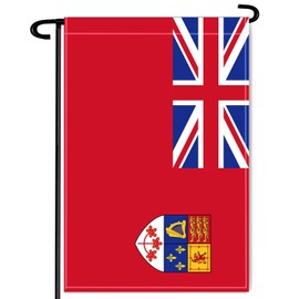 Old Canada Garden Flag,18×12 inch Former Canadian Decor,Heavy Duty Double Side Digital Printed 210D Polyester Banner For Outdoor Indoor Parade(Pole Not Included)
