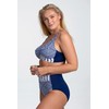 Miss Mary of Sweden Azure Patterned Bikini Bottoms Maximodell, navy