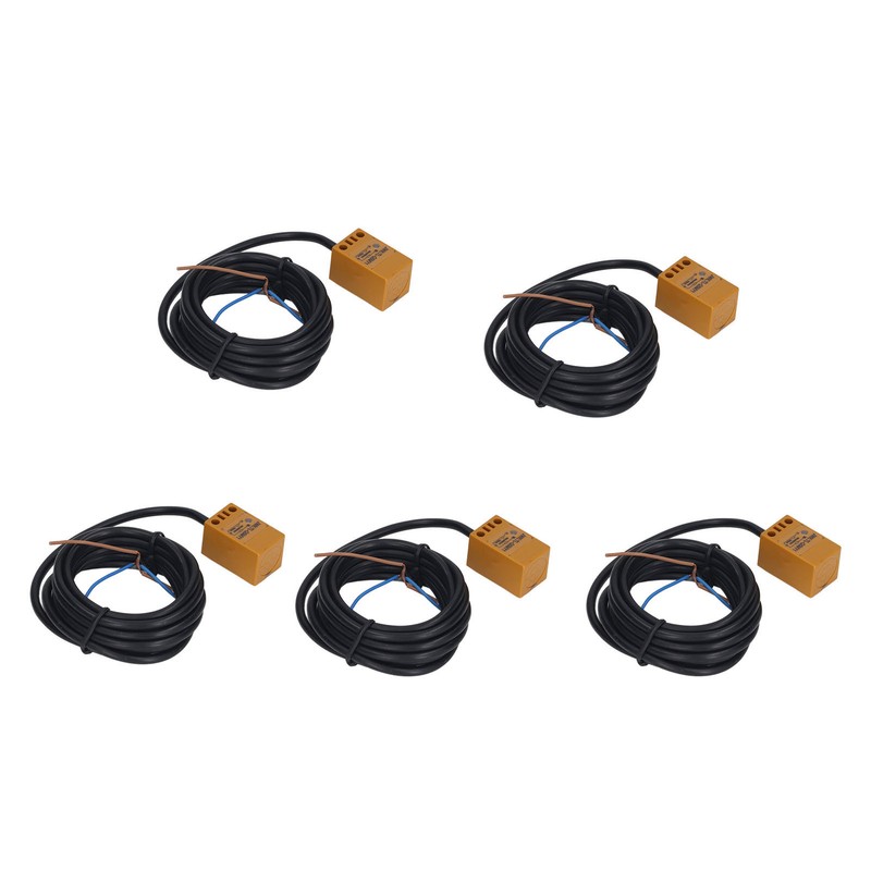 5Pcs Proximity Switch NPN Normally Closed IP65 28Hz Working Frequency
