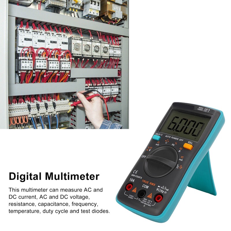 ZT102 6000 Digital Multimeter Automatic Range Multimeter Portable Voltage Current