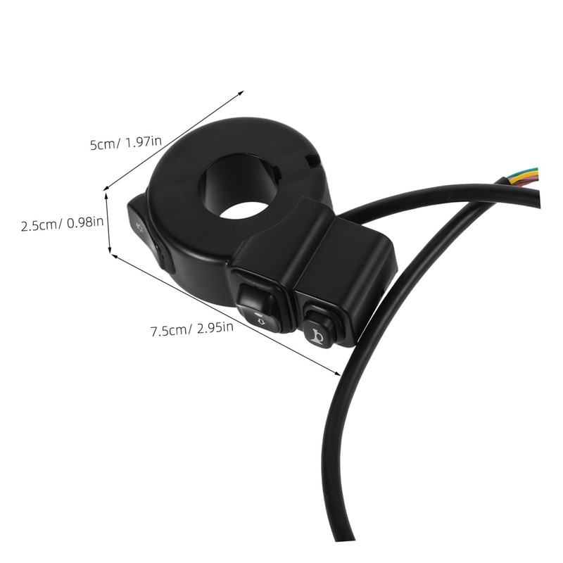 BUGUUYO Motorcycle Handlebar Function Combination for Electric Scooters Motorcycles Atvs