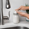 Jarware Foaming Soap Dispenser Lid for Regular Mouth Mason Jars,