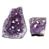 Soulnioi Natural Amethyst Crystal Cluster Irrgular Stone Purple Quartz Geode