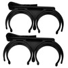 BIUDECO 2-Piece Golf Ball Holder Clip for Belt or Golf