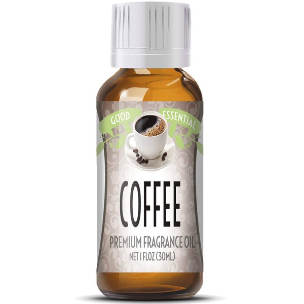 Coffee Scented Oil by Good Essential (Huge 1oz Bottle - Premium Grade Fragrance Oil) - Perfect for Aromatherapy, Soaps, Candles, Slime, Lotions, and More!