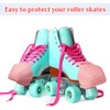 2 Pieces Toe Guards Roller Skate Toe Caps Artificial Leather