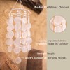 Remmdan Wind Chimes for Outside, Windchimes Outdoors, Capiz Shell Wind