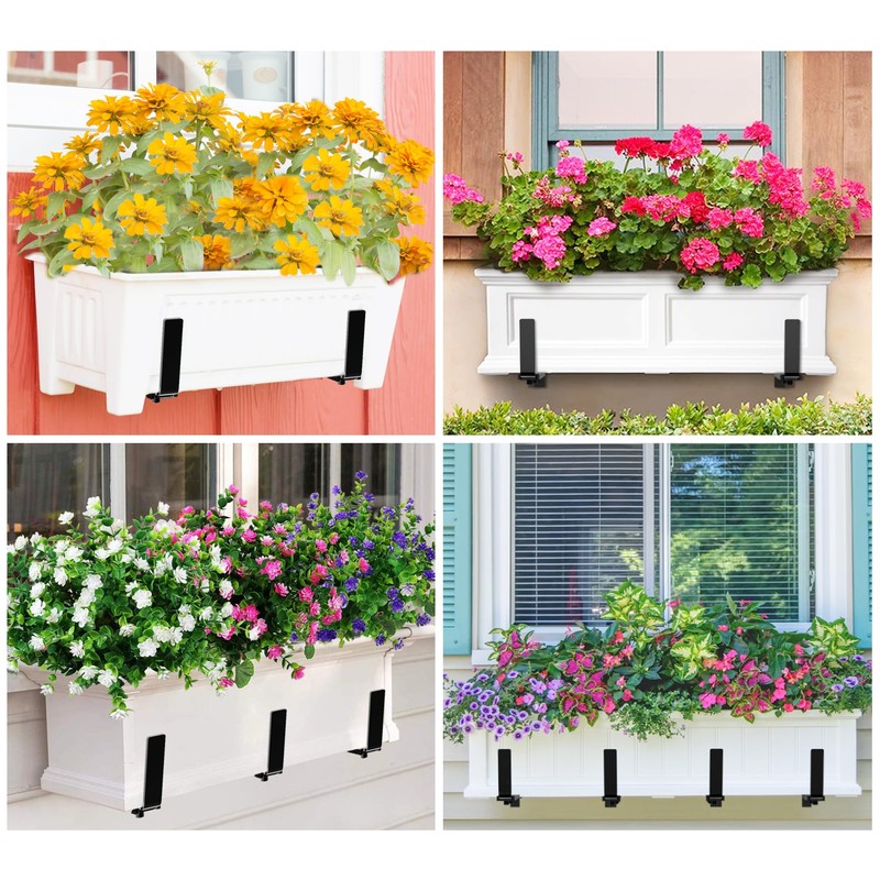 Y&M Adjustable Planter Brackets (6 to 12.5 in), Heavy Duty