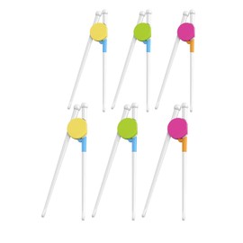 6 Pairs of Kids Chopsticks, Fashionable Chopsticks, Bright Colored Chopsticks for Kids, Suitable for Cultivating Babies' Ability to Eat Independently and Exercise Hand Coordination