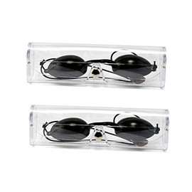 GOSONO Laser Safety Goggles IPL Protective Glasses Soft Eyepatch for Beauty Clinic Patient Black Carbon Doll Opt E Light Eyecup