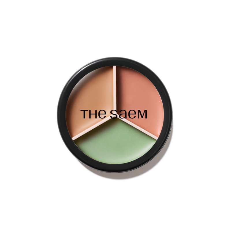 THE SAEM Cover Perfection Triple Pot Concealer - 10 Tan