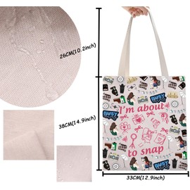 Photography Gift Photographer I'm About to Snap Tote Bag for Photography Lover Camera Lover Photo Studio Gift (To Snap)
