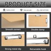 6 PCS Extra Large 11x17 Clipboard, Wood Cleats with Low