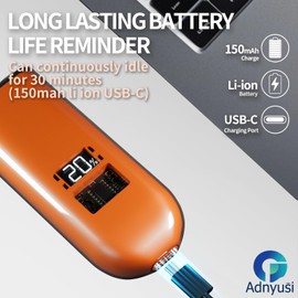 Adnyusi Nose Hair Trimmer for Men, Does Not Harm The Nasal Cavity，Nose Hair Trimmer, Effortless Trimming Portable Carrying Nose Hair Trimmer for Women, Rechargeable Ear and Nose Hair Trimmer