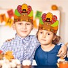 36 Pcs Thanksgiving Turkey Hats Thanksgiving Turkey Decoration for Adjustable
