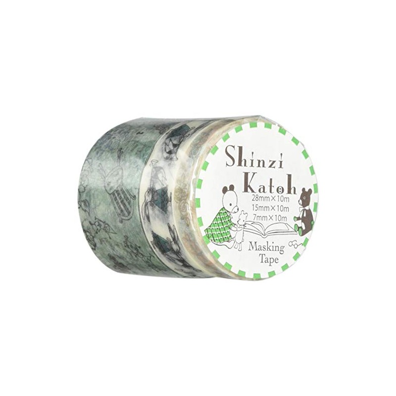 シール堂 Shinzi Katoh ストーリー マスキングテープセット usagialice ks-mt-20004