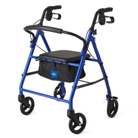 Medline Basic Junior Rollator, Blue