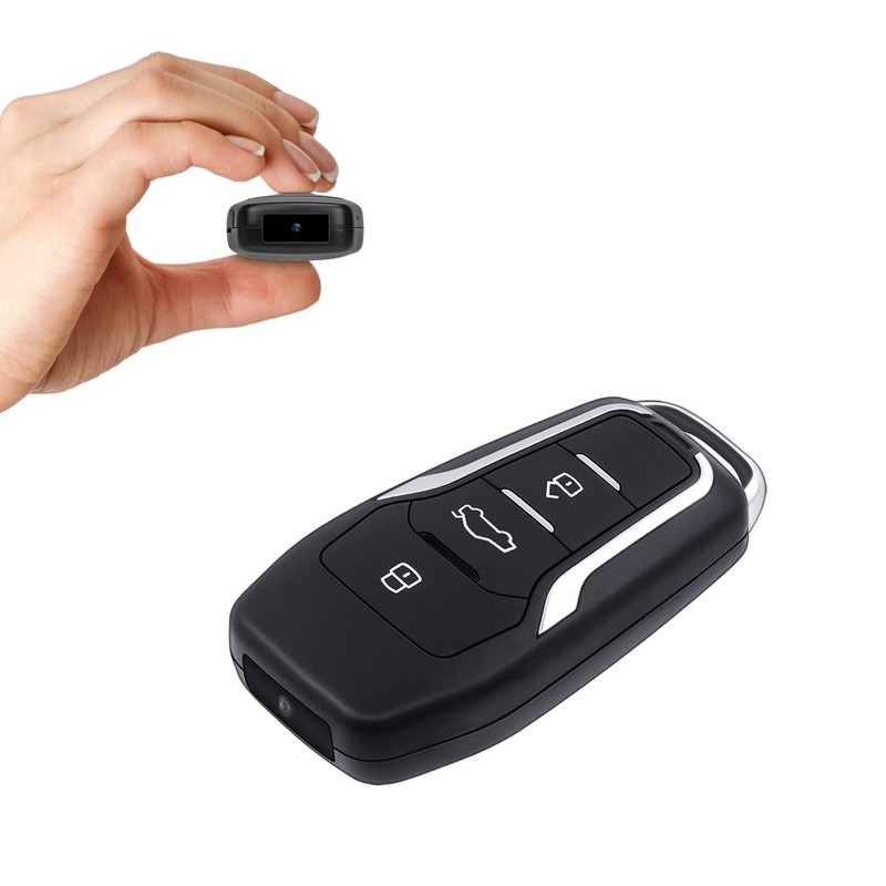 LXKFA 1080P HD Mini Video Recorder, Key Fob Design with