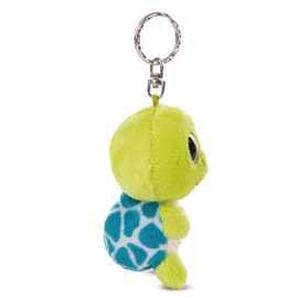 NICI 48762 Turtle Glubschis Key Ring Turtle Welloni Green 9 cm Animal Print
