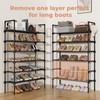 LANTEFUL 6 Tier Shoe Rack for Closet Shoe Organizer with