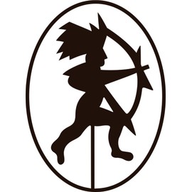 Wall Decal Indian Bow Arrow Native Tribes Art Design Sticker for Home Living Room Bedroom Removeable Cute Wall Decoration - Size: 8 in x 16 in